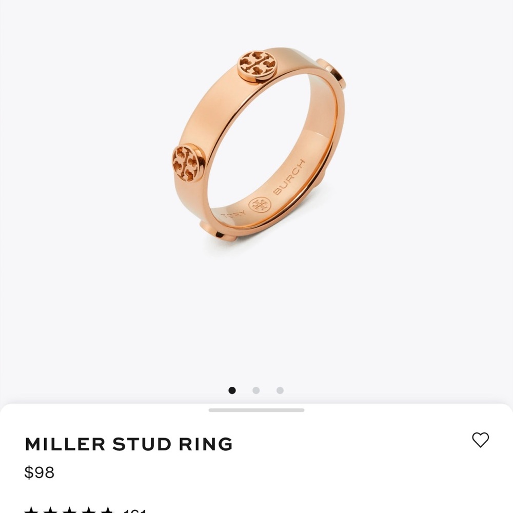Tory Burch Miller stud ring